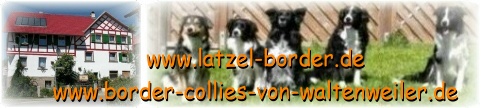 Gästebuch Banner - verlinkt mit http://www.latzel-border.de/